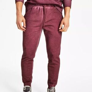 Sun + Stone Men's Garment-Washed Fleece Joggers